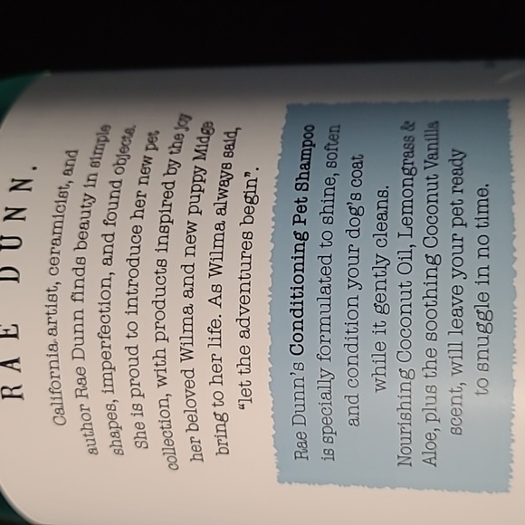 🐶Rae Dunn Conditioning Pet Shampoo - Picture 5 of 6